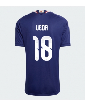 Billige Fotballdrakt Japan Ayase Ueda #18 Replika Hjemmedrakt Dame VM 2026 Kortermet Billige Fotballdrakt Japan Ayase Ueda #18 Replika Hjemmedrakt Dame VM 2026 Kortermet